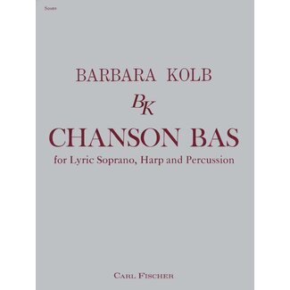 Carl Fischer Music Chanson Bas - by Barbara Kolb