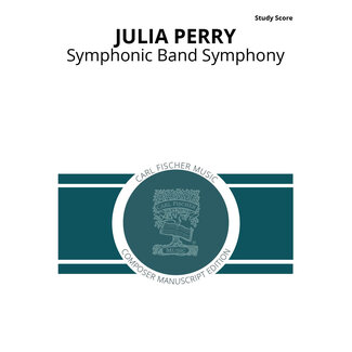 Carl Fischer Music Symphonic Band Symphony - by Julia Perry