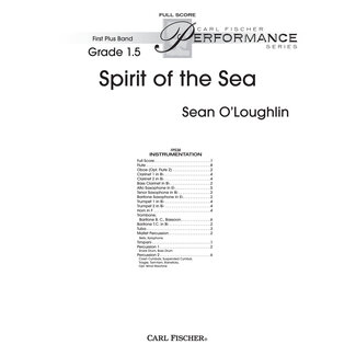 Carl Fischer Music Spirit of the Sea - by Sean O'Loughlin