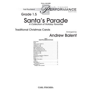 Carl Fischer Music Santa's Parade - by Andrew Balent