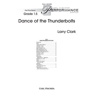 Carl Fischer Music Dance of the Thunderbolts - by Larry Clark