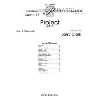 Carl Fischer Music Project (March) - by Harold Bennett