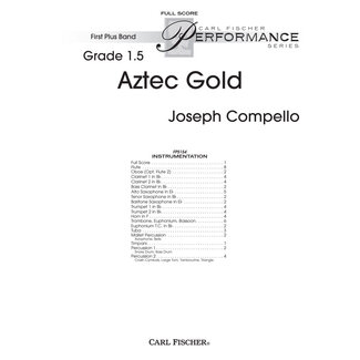 Carl Fischer Music Aztec Gold - by Joseph Compello