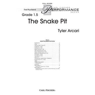 Carl Fischer Music The Snake Pit - by Tyler Arcari