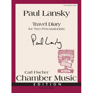 Carl Fischer Music Travel Diary - by Paul Lansky