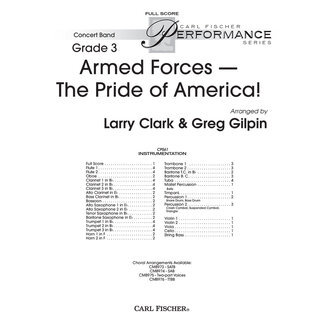 Carl Fischer Music Armed Forces - The Pride of America! - by Various