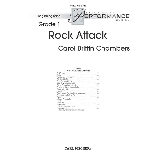 Rock Attack - by Carol Brittin Chambers