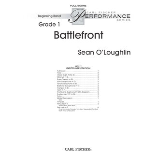 Carl Fischer Music Battlefront - by Sean O'Loughlin