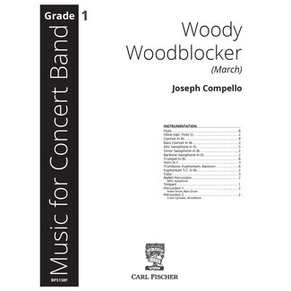 Carl Fischer Music Woody Woodblocker - by Joseph Compello