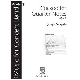 Carl Fischer Music Cuckoo for Quarter Notes - by Joseph Compello