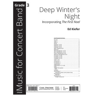 Carl Fischer Music Deep Winter's Night - by Ed Kiefer