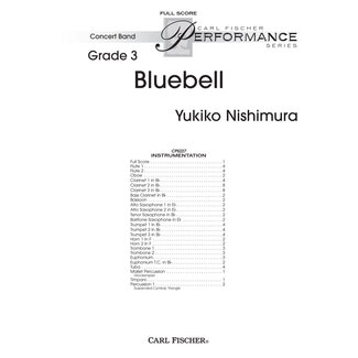 Carl Fischer Music Bluebell - by Yukiko Nishimura