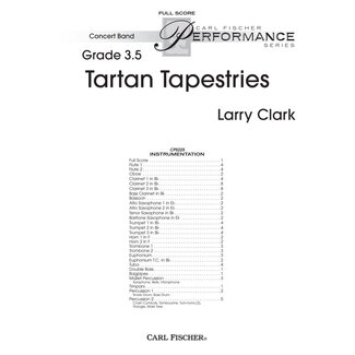 Carl Fischer Music Tartan Tapestries - by Larry Clark