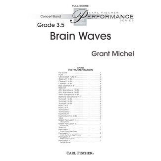 Carl Fischer Music Brain Waves - by Grant Michel