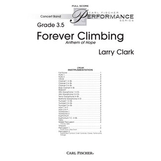 Carl Fischer Music Forever Climbing - by Larry Clark