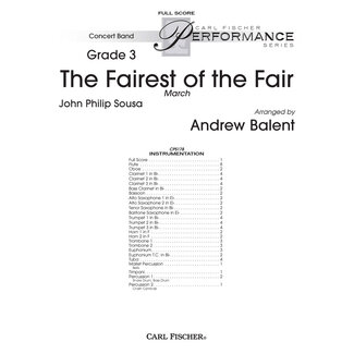 Carl Fischer Music The Fairest of the Fair - by John Philip Sousa