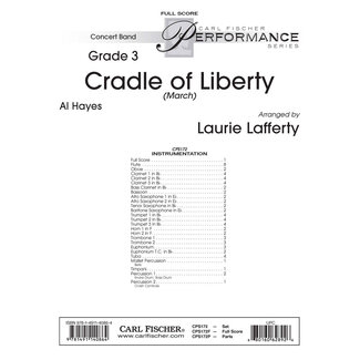 Carl Fischer Music Cradle of Liberty - by Laurie Lafferty