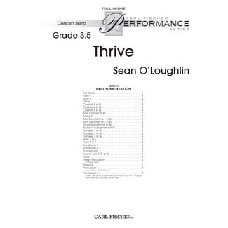 Carl Fischer Music Thrive - by Sean O'Loughlin