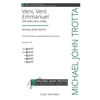 Carl Fischer Music Veni, Veni Emmanuel - by Michael John Trotta