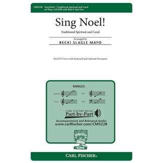 Carl Fischer Music Sing Noel! - by Traditional Spiritual and Carol