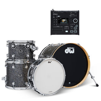 DW DW - DEKTFP04TA070V71 - DWe 4pc Shell Pack Bundle (Black Galaxy) / Roland V71