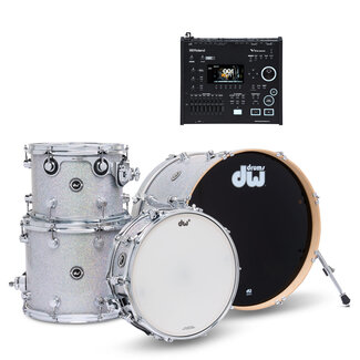 DW DW - DEKTFP04TADNV71 - DWe 4pc Shell Pack Bundle (Diamond Nebula) / Roland V71