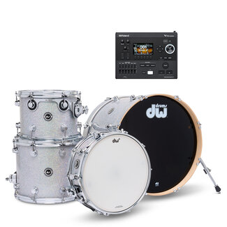 DW DW - DEKTFP04TADNV51 - DWe 4pc Shell Pack Bundle (Diamond Nebula) / Roland V51