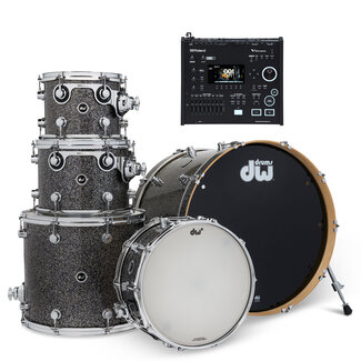DW DW - DEKTFP05TB070V71 - DWe 5pc Shell Pack Bundle (Black Galaxy) / Roland V71
