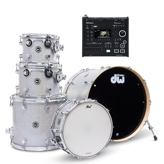 DW DW - DEKTFP05TBDNV71 - DWe 5pc Shell Pack Bundle (Diamond Nebula) / Roland V71