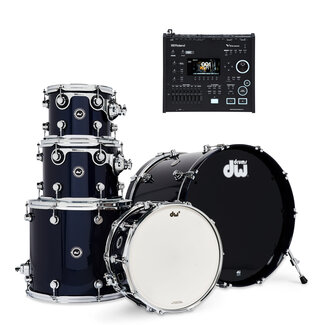 DW DW - DEKTLC05TBMBMV71 - DWe 5pc Shell Pack Bundle (Midnight Blue Metallic) / Roland V71