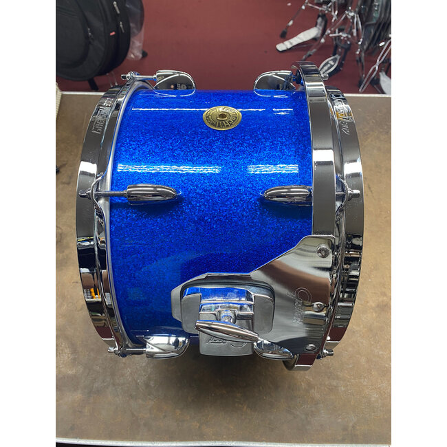 Gretsch - Broadkaster 9x13 Tom - Blue Sparkle - Signed by Fred Gretsch (Used)