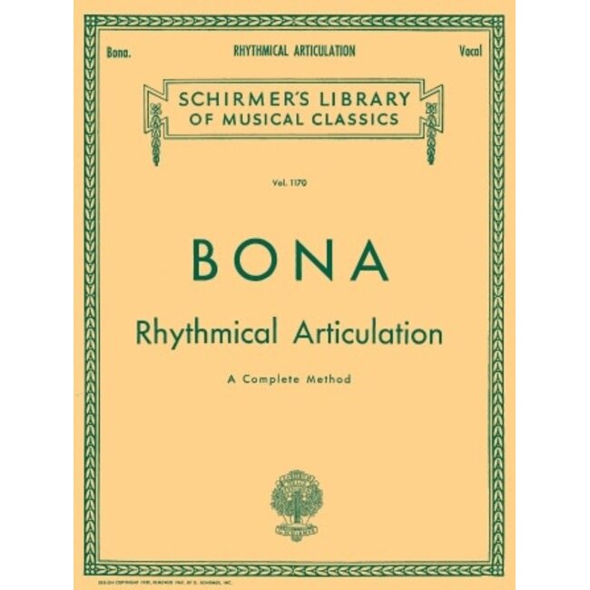 Rhythmical Articulation (A Complete Method) - by Pasquale Bona - HL50258070