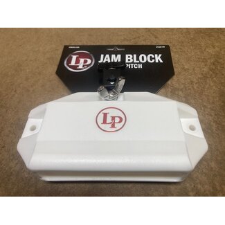 LP Latin Percussion LP1207-WH Medium Pitch Jam Block - Limited Edition - White