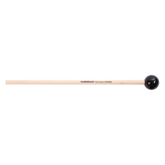 Malletech Malletech - OR48R - Orchestra Black Extra Hard Xylophone/Bell Mallets (Pair) - Rattan