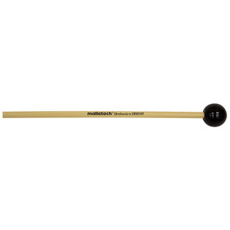 Malletech Malletech - OR65R - Orchestral 1" Black Hard Glockenspiel Mallets (Pair) - Rattan