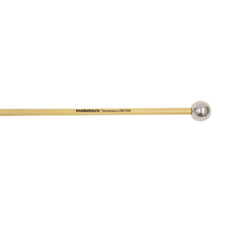 Malletech Malletech - OR70R - Orchestral 7/8" Aluminum Hard Glockenspiel Mallets (Pair) - Rattan