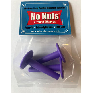 No Nuts Percussion No Nuts - 5008 - Purple Cymbal Sleeves 3-PK