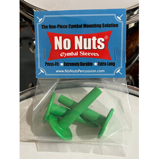 No Nuts Percussion No Nuts - 5006 - Green Cymbal Sleeves 3-PK