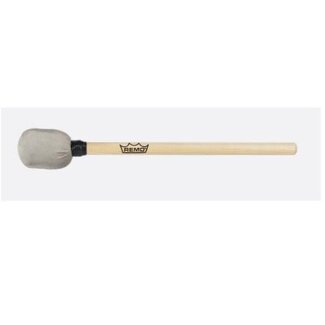 Remo Remo - HK-1212-01- - Mallet, Single, Flat Head, 1/2" X 12", Wood Handle, Soft Foam, Thick Velvet Cover, Gray