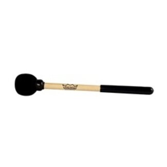 Remo Remo - HK-1260-70- - Mallet, Ez Bass Drum, Single, 2.5" X 14", With Black Handle Grip, Natural Wood, Black