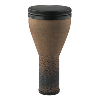 Remo Remo - DJ-2510-64- - Festival Djembe, Pre-Tuned, 10" Diameter, 20.5" Height, Black Suede Fliptop Replaceable, Cafe