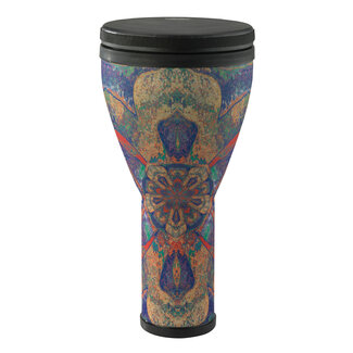 Remo Remo - DJ-2510-65- - Festival Djembe, Pre-Tuned, 10" Diameter, 20.5" Height, Black Suede Fliptop Replaceable, Morado