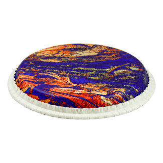 Remo Remo - M7-1250-S6-SD006 - **Special Order**, Conga Drumhead, Tucked, 12.5", Skyndeep, "Molten Sea" Graphic