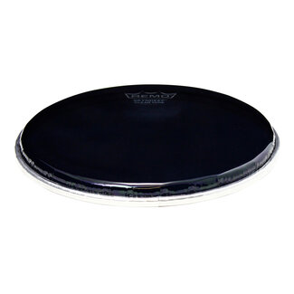 Remo Remo - DA-4387-SD-SC053 - **Special Order**, Doumbek Drumhead, Dx Series, Skyndeep, Clear Tone, 8.75" Diameter, 3/8" Collar, Crimped Hoop, 'Black Smoke' Graphic
