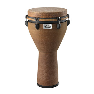Remo Remo - DJ-0012-05- - Djembe, Mondo, Key-Tuned, 12" X 24", Skyndeep Fiberskyn, Contour Tuning Brackets, Earth Finish
