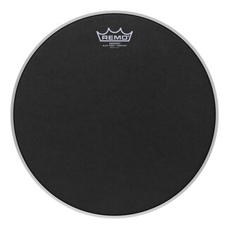 Remo Remo - ES-0814-MP- - Batter, Crimplock, Emperor, Black Suede, 14" Diameter