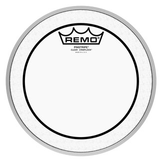 Remo Remo - PS-0308-MP- - Batter, Crimplock, Pinstripe, Clear, 8" Diameter