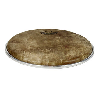 Remo Remo - DA-4390-SD-001 - **Special Order**, Doumbek Drumhead, Dx Series, Skyndeep, 9" Diameter, 3/8" Collar, Crimped Hoop, 'Fish Skin' Graphic
