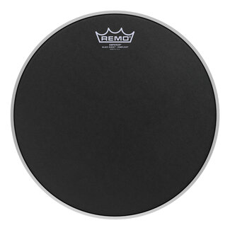 Remo Remo - ES-0813-MP- - Batter, Crimplock, Emperor, Black Suede, 13" Diameter