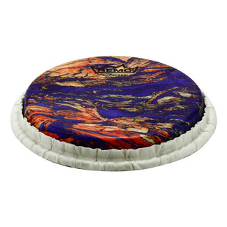 Remo Remo - M9-0715-S4-SD006 - **Special Order**, Bongo Drumhead, Tucked, 7.15", Skyndeep, "Molten Sea" Graphic